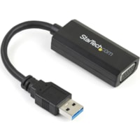 StarTech.com USB 3.0 to VGA Video Adapter with On-board Driver Installation - 1920x1200 - Add a secondary VGA display to your USB 3.0 enabled PC, and install the drivers without a CD or Internet connection - USB video card - USB 3.0 video adapter - On-board drivers for hassle-free installation - USB