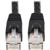 Tripp Lite by Eaton N261-010-BK Cat.6a Patch Network Cable - 10 ft (3.05 m) Category 6a Network Cable for Network Device - First End: 1 x RJ-45 Network - Male - Second End: 1 x RJ-45 Network - Male - 10 Gbit/s - Patch Cable - 24 AWG - Black