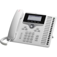 Téléphone IP 7861 - Filaire - Fixation au mur - Blanc Cisco - 16 x Ligne Totale - VoIP - 2 x Réseasu (RJ-45) - PoE Ports