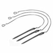 Zebra Tethered Stylus - 3 Pack - Plastic - Dark Gray