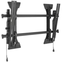 Chief Fusion Wall Tilt MTM1U Wall Mount for Flat Panel Display - Black - Height Adjustable - 1 Display(s) Supported - 32" (812.80 mm) to 65" (1651 mm) Screen Support - 125 lb (56699.05 g) Load Capacity - 100 x 100, 650 x 400