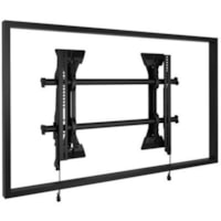 Chief Fusion Wall Fixed MSM1U Wall Mount for Flat Panel Display - Black - Height Adjustable - 1 Display(s) Supported - 32" (812.80 mm) to 65" (1651 mm) Screen Support - 125 lb (56699.05 g) Load Capacity - 100 x 100, 642 x 400