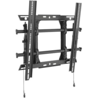 Chief Fusion Wall Tilt MTMP1U Wall Mount for Flat Panel Display - Black - Height Adjustable - 1 Display(s) Supported - 43" to 47" Screen Support - 200 lb (90718.47 g) Load Capacity