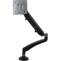 StarTech.com Desk Mount Monitor Arm, Slim Profile, For VESA Mount Monitors up to 34" (15.4lb/7kg), Adjustable Single Monitor Mount, Steel - Mount your display on your desk surface or through a grommet, with spring-assisted height adjustment - Single Desk Mount Monitor Arm for VESA (75x75, 100x100) d