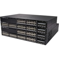 Cisco Catalyst 3650-24P Layer 3 Switch - 24 Ports - Manageable - 10/100/1000Base-T - Refurbished - 4 Layer Supported - 4 SFP Slots - Twisted Pair - 1U - Rack-mountable, Desktop