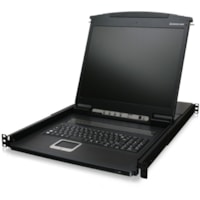 IOGEAR 8-Port 19" LCD KVM Drawer - 8 Computer(s) - 19" (482.60 mm) LCD - 1280 x 1024 - 8 - Keyboard - 1U High