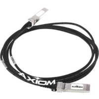 Axiom 10GBASE-CU SFP+ Passive DAC Twinax Cable TP-Link Compatible 1m - 3.3 ft Twinaxial Network Cable for Network Device - First End: 1 x SFP+ Network - Male - Second End: 1 x SFP+ Network - Male - 10 Gbit/s