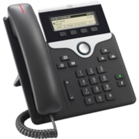 Téléphone IP 7811 - Filaire - Fixation au mur - Charbon Cisco - 1 x Ligne Totale - VoIP - 2 x Réseasu (RJ-45) - PoE Ports