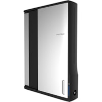 Armoire pour tablette Zip Ergotron - Jusqu'à 12 po (304,80 mm) Support d'écran - 44,40 lb (20139,50 g) Capacité de charge - 35,60 po (904,24 mm) Hauteur x 26,40 po (670,56 mm) Largeur x 5,90 po (149,86 mm) Profondeur - Fixation Murale - Acier - Noir, Argenté