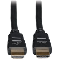 Tripp Lite series - Câble A/V P569-006-CL2 - 6 pi (1,83 m) HDMI Câble audiovisuel pour Téléviseur, Moniteur, Périphérique audio/vidéo - 18 Gbit/s - Supports up to 4096 x 2160 - Doré Connecteur plaqué - Noir