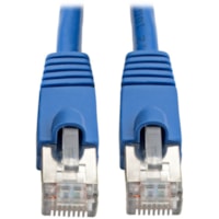 Tripp Lite by Eaton 5FT Augmented Cat.6 Blue STP - 5 ft (1.52 m) Category 6a Network Cable for Network Device - First End: 1 x RJ-45 Network - Male - Second End: 1 x RJ-45 Network - Male - 10 Gbit/s - Patch Cable - Shielding - 26 AWG - Blue