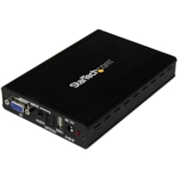 StarTech.com VGA to HDMI Converter with Scaler - 1920x1200 - Convert and scale your legacy VGA source to HDMI, for compatibility with newer displays - VGA to HDMI Scaler - VGA to HDMI Adapter - VGA to HDMI Converter - Analog to Digital Video Scaler - SPDIF to HDMI - 3.5mm to HDMI - VGA video & audio