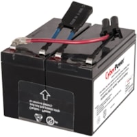 Batterie/pile RB1270X2B CyberPower - 7000 mAh - 12 V DC - Lead Acid - Étanche/Sans entretien - 3 Année Durée minimale de la vie de la batterie - 5 Année Durée maximale de la vie de la batterie