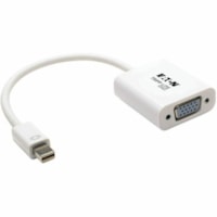 Câble A/V Tripp Lite P137-06N-VGA-V2 - DisplayPort/VGA - pour Moniteur, Ordinateur - 6" - DisplayPort/VGA pour Moniteur, Ordinateur - 2,16 Go/s - 6" - 1 x Mini DisplayPort Mâle Audio/Vidéo numérique - 1 x HD-15 Femelle VGA - Noir - 6 po (152,40 mm) DisplayPort/VGA Câb