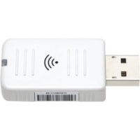 Epson ELPAP10 IEEE 802.11b/g/n Wi-Fi Adapter for Projector - USB - 54 Mbit/s - 2.40 GHz ISM - 5 GHz UNII - External