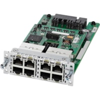 Cisco 8-port PoE/PoE+ Layer 2 Gigabit Ethernet LAN Switch NIM - For Data Networking - 8 x RJ-45 10/100/1000Base-TX PoE+ LAN - Twisted PairGigabit Ethernet - 10/100/1000Base-TX - 1 Gbit/s