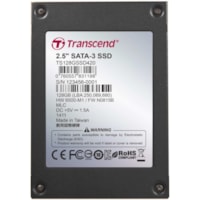 Disque SSD 128 Go - 2.5" Interne - SATA (SATA/600) Transcend - 560 Mo/s Taux de transfer maximale en lecture - 3 Année Garantie