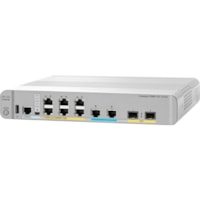 Commutateur de niveau 3 Catalyst 3560-CX C3560CX-8XPD-S 8 Ports Gérable - Gigabit Ethernet, 10 Gigabit Ethernet - 10/100/1000Base-TX, 10GBase-X Cisco - 8 Ports - Gérable - Gigabit Ethernet, 10 Gigabit Ethernet - 10/100/1000Base-TX, 10GBase-X - 3 Couche supportée - Modulaire - Fi