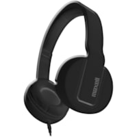 Casque Solid Filaire Sur tête Stéréo - Noir Maxell - Stéréo - Mini-phone (3.5mm) - Filaire - Sur tête - Binaural - Circumaural - Noir