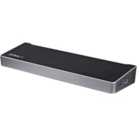 StarTech.com Triple Monitor USB 3.0 Docking Station for Laptops - Mac & Windows - USB Fast Charge Port - Up to 4K - USB3DOCKH2DP - 4K USB docking station supports 4K on one display - Triple display docking station has fast-charge port - USB 3.0 docking station has USB 3.0 ports and GbE - 3 YR warran