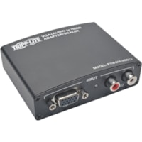 Tripp Lite VGA to HDMI Component Adapter Converter with RCA Stereo Audio VGA to HDMI 1080p - Functions: Video Scaling - 1920 x 1440 - VGA - Audio Line In - External