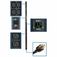 Tripp Lite by Eaton PDU Metered PDUMV30HV2 - NEMA L6-30P - 8 x IEC 60320 C19, 40 x IEC 60320 C13 - 230 V AC - 5,80 kW - 0U - Vertical