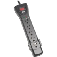 Tripp Lite by Eaton Protect It! 7-Outlet Surge Protector, 25 ft. Cord, 2160 Joules, Black Housing - 7 x NEMA 5-15R - 1.80 kVA - 2160 J - 120 V AC Input - 25 ft (7.62 m)