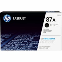 HP 87A Original Laser Toner Cartridge - Black - 1 Each - 9000 Pages