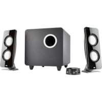 Système de haut-parleur Curve CA-3610 2.1 - 30 W RMS Cyber Acoustics - Boîtier de commande