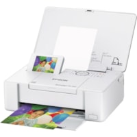 Imprimante à jet d'encre PictureMate PM-400 Bureau - Couleur Epson - 5760 x 1440 dpi Impression - 50 Feuilles Entrée - Réseau sans-fil - Impression photo - USB