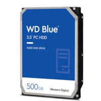 Western Digital Blue WD5000AZRZ 500 GB Hard Drive - 3.5" Internal - SATA (SATA/600) - Desktop PC, Notebook Device Supported - 5400rpm - 2 Year Warranty