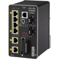 Cisco IE-2000-4TS-G-B Ethernet Switch - 4 Ports - Manageable - Fast Ethernet, Gigabit Ethernet - 10/100Base-TX, 1000Base-X - Refurbished - 2 Layer Supported - 2 SFP Slots - Twisted Pair, Optical Fiber - Desktop, Rail-mountable - Lifetime Limited Warranty