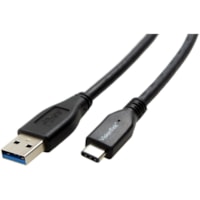 Câble de transfert de données/alimentation 3,3 pi (1 m) USB/USB-C VisionTek - 3,3 pi (1 m) USB/USB-C Câble de transfert de données/alimentation - Noir