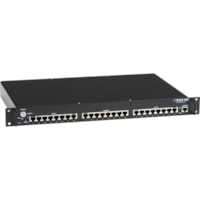 Black Box Rackmount Gang Switch - 19" , 1U, (8) RJ-45 A/B (All Pins), Network Manageable - 8 Ports - Manageable - 2 Layer Supported - Twisted Pair - 1U - Rack-mountable - 1 Year Limited Warranty 