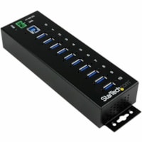 Concentrateur USB - USB 3.0 Type A - Externe - Noir StarTech.com - USB 3.0 Type A - Externe - 10 Port(s) USB - 10 Port(s) USB 3.0 - PC