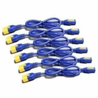 APC by Schneider Electric Standard Power Cord - Blue - 4 ft (1.22 m) Cord Length - IEC 60320 C14 / IEC 60320 C14 - 6