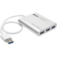 Tripp Lite by Eaton 4-Port Portable USB 3.0 SuperSpeed Mini Hub, Aluminum - USB - External - 4 USB Port(s) - 4 USB 3.0 Port(s)