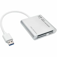 Lecteur de cartes mémoire U352-000-MD-AL - USB 3.0 - Externe Tripp Lite by Eaton - SD, SDHC, SDXC, Carte MultiMediaCard de taille réduite(MMC), MMCmobile, MMCplus, microSD, microSDHC, TransFlash, CompactFlash Type I, CompactFlash Type II, ... - USB 3.0Externe