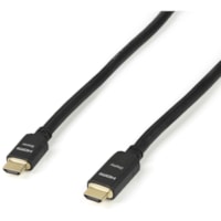 StarTech.com 98ft (30m) Active HDMI Cable, 4K 30Hz UHD High Speed HDMI 1.4 Cable with Ethernet, CL2 Rated HDMI Cord for In-Wall Install - 98.4ft/30m High speed HDMI Cable with Ethernet; 4K video (3840x2160 30Hz) - Active HDMI cable w/ built-in amplifier; CL2 rated wire/PVC jacket for in-wall install