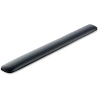 3M Gel Wrist Rest for Keyboard - 0.75" (19.05 mm) x 19" (482.60 mm) x 2" (50.80 mm) Dimension - Black - Gel - 1 Each