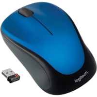 Souris M317 - Fréquence radio - USB 2.0 - Optique - 3 Bouton(s) - Bleu Acier Logitech - Optique - Sans fil - Fréquence radio - 2,40 GHz - Bleu Acier - USB 2.0 - 1000 dpi - Roulettes avec frein - 3 Bouton(s)