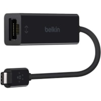 Carte Ethernet gigabit - 10/100/1000Base-T - Bureau Belkin - USB Type C - 1 Port(s) - 1 - Paire torsadée - 10/100/1000Base-T - Bureau