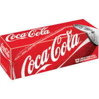 Boisson non alcoolisée Coca-Cola - Prête à boire - 355 mL - Cannette - 12 / Étui