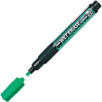 Pentel Wet Erase Chalk Marker - Chisel Marker Point - Green Ink - Chalk-based - 1 Each