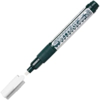 Pentel Wet Erase Chalk Marker - Chisel Marker Point - White Ink - Chalk-based - 1 Each