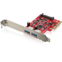 IOGEAR 2-Port SuperSpeed+ USB-A PCI-Express Card - PCI Express x4 - Plug-in Card - 2 USB Port(s) - 2 USB 3.1 Port(s) - PC