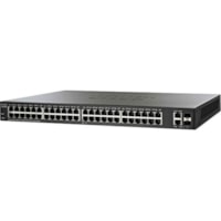 Commutateur Ethernet Smart Plus 220 SG220-50P 50 Ports Gérable - Gigabit Ethernet - 10/100/1000Base-T, 1000Base-X - Remis à Neuf Cisco - 50 Ports - Gérable - Gigabit Ethernet - 10/100/1000Base-T, 1000Base-X - Remis à Neuf - 2 Couche supportée - Modulaire - 2 Emplacemen