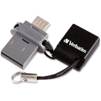 Clé USB Store 'n' Go Dual 32 Go Micro USB, USB 2.0 Verbatim - 32 Go - Micro USB, USB 2.0 - À vie Garantie - 1 chaque