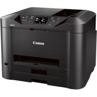 Canon MAXIFY MB5320 Wireless Inkjet Multifunction Printer - Color - Copier/Fax/Printer/Scanner - 600 x 1200 dpi Print - Automatic Duplex Print - Up to 30000 Pages Monthly - 500 sheets Input - Color Scanner - 1200 dpi Optical Scan - Color Fax - Ethernet - Wireless LAN - USB - For Plain Paper Print