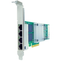 Carte Ethernet gigabitServer - Carte Enfichable Axiom - PCI Express x4 - 4 Port(s) - 4 - Paire torsadée - Carte Enfichable